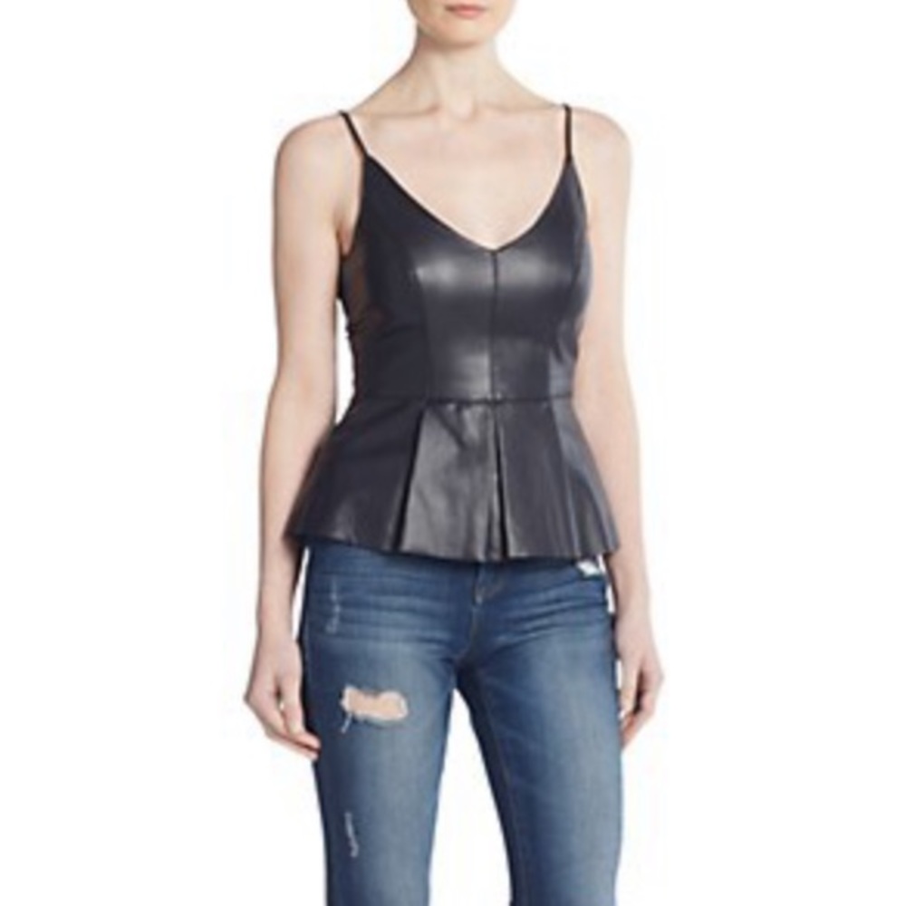 Bailey 44 Opium Poppy Peplum Top